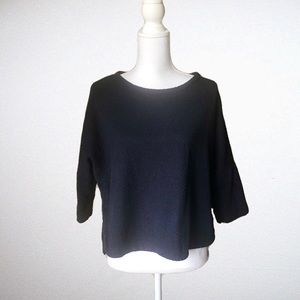 Anthro Deletta Textured Dolman Pullover Sweater